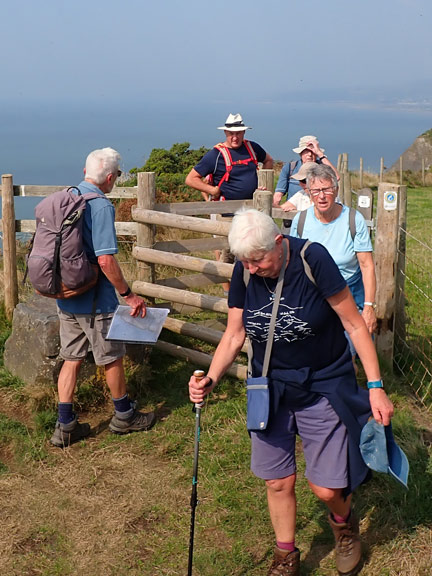 3.Aberystwyth Friday 6th Sept.
6/9/24. 1.5 miles into the walk. A very warm and sunny day. Photo: Hugh Evans.
Keywords: Sep24 Friday Noel Davey