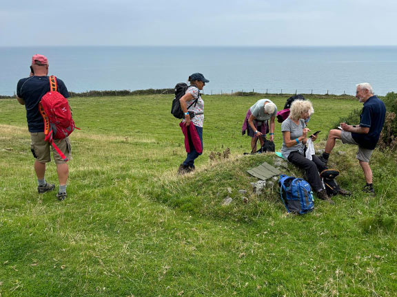 2.Aberystwyth Saturday 7th Sept
7/9/24. A group. Lunch above Morfa Bychan. Photo: Louise Fletcher-Brewer..
Keywords: Sep24 Saturday Noel Davey