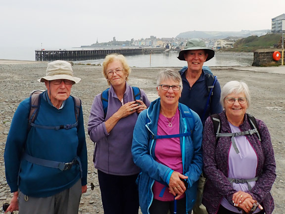 5.Aberystwyth Saturday 7th Sept
7/9/24. The C walk led by Dafydd & Hugh. Starting off from the car park in Trefechan on the southern outskirts of Aberystwyth. A circular walk Photo: Hugh Evans.
Keywords: Sep24 Saturday Noel Davey