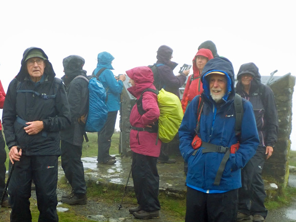 2.Aberystwyth Sunday 8th Sept
8/9/24. The group moving away from what would normally be a viewing point looking over Nant Cwm-y-graig. It was not to be. Photo: Hugh Evans.
Keywords: Sep24 Sunday Noel Davey