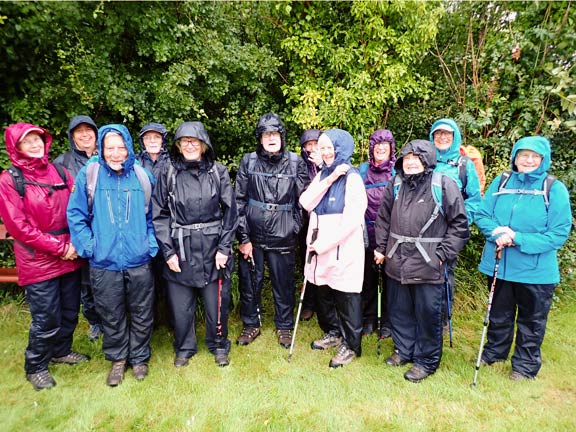 2. Afonwen Farm - Lôn Goed Circular.
15/08/24. The line up at Afonwen farm just before the kick off.
Keywords: Aug24 Thursday Nia Parry
