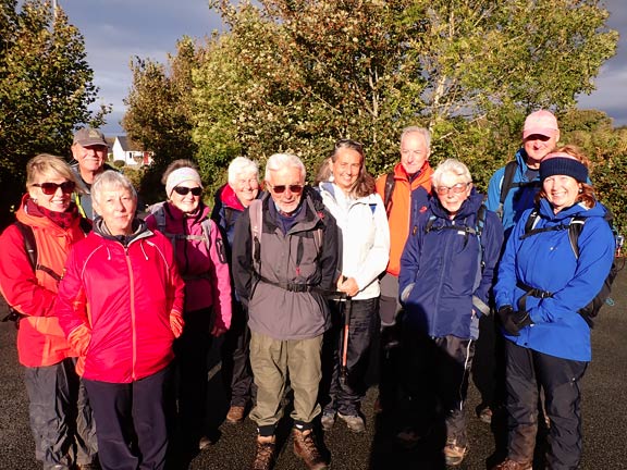 1. Dyffryn Ardudwy - Pont Scethin
6/10/24. Starting off the walk from the car park in the centre of Dyffryn Ardudwy.
Keywords: Oct24 Sunday Hugh Evans