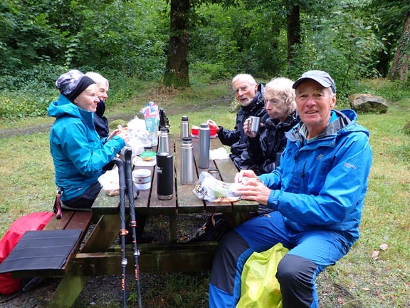 7. Ganllwyd - Penrhos Isaf
25/08/24. Lunch close to Afon Mawddach near Ganllwyd.
Keywords: Aug24 Sunday Eryl Thomas