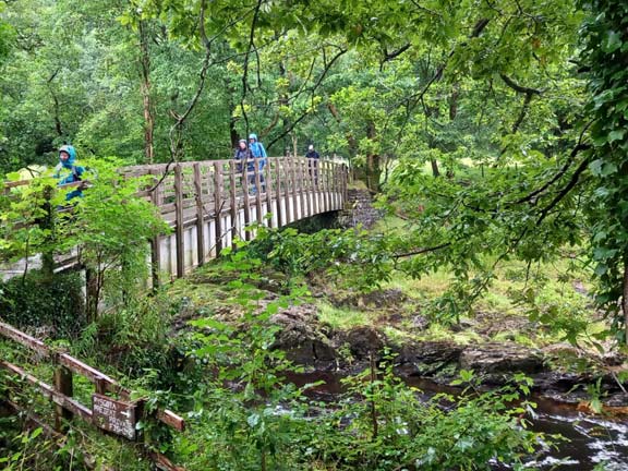 6. Ganllwyd - Penrhos Isaf
25/08/24. Crossing Afon Mawddach near Ganllwyd. Photo: Eryl Thomas.
Keywords: Aug24 Sunday Eryl Thomas