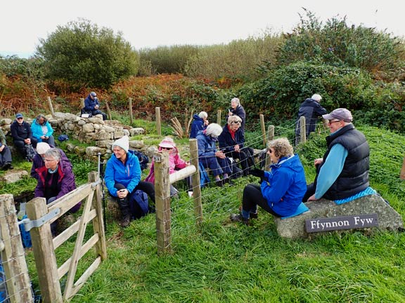 5. Llanengan- Ffynnon Fyw
10/10/24. Lunch at Ffynnon Fyw. A seat for everyone.
Keywords: Oct24 Thursday Jane Logan
