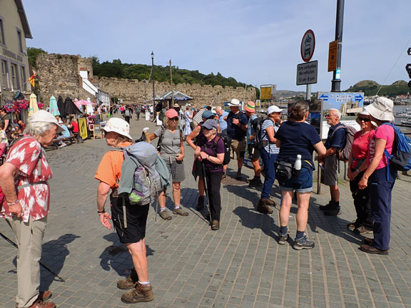 4.Morfa Conwy - Great Orme - Llandudno West Shore.
28/7/24. On the estuary front at Conwy amongst a lot of tourists.
Keywords: Jul24 Sunday Kath Mair