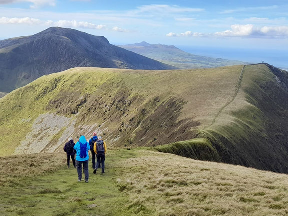 2.Nantlle Ridge.
3/10/24. Our path towards the rest of the ridge. Photo: Di Doughty.
Keywords: Oct24 Thursday Gareth Hughes
