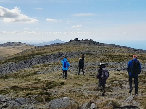 3.Nantlle Ridge.
3/10/24. Approaching Garnedd Goch. Photo: Di Doughty.
Keywords: Oct24 Thursday Gareth Hughes