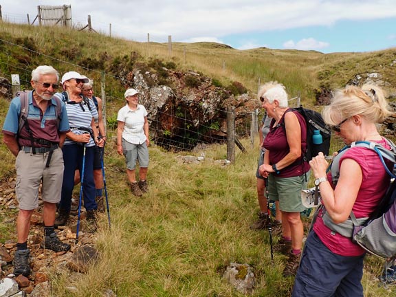 5.Trawsfynydd - Foel Fawr - Gold Mines
11/08/24. At the Prince Edward Gold mine with one of the shafts in the background.
Keywords: Aug24 Sunday Hugh Evans