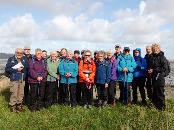 1.Aber-Ogwen
11/09/25. Starting off from the car park at Aber-Ogwen. The Menai Strait and Anglesey behind us.
Keywords: Sep25 Thursday Kath Spencer