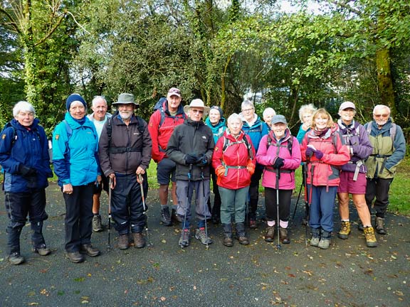 1. Around Yr Arddu
21/9/25. Ready to start off from the National Park car park in Croesor.
Keywords: Sep25 Sunday Hugh Evans