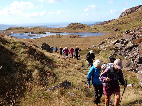 5. Around Yr Arddu
21/9/25. Shortly after the panad and looking back at the down the valley.
Keywords: Sep25 Sunday Hugh Evans