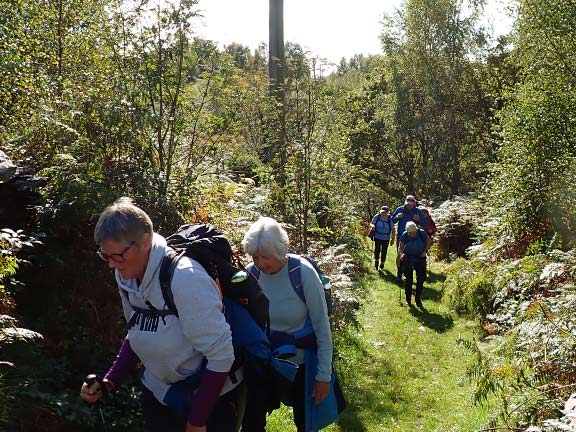 7. Around Yr Arddu
21/9/25. Finally on our last leg. Heading east towards Croesor on a path which is part of the Cambrian Way and the Snowdonia Slate Trail. Another long ascent ahead.
Keywords: Sep25 Sunday Hugh Evans