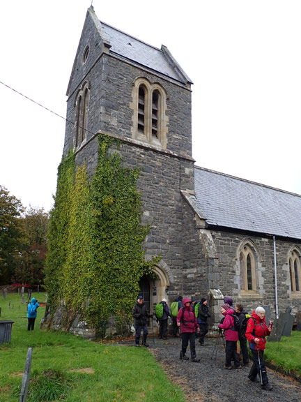 8. Bala - Moel Emoel
23/10/25. The now deconsecrated church at Llanfor, Closed in 1992 and is being considered for residential use. The church yard contains a mausoleum built as a tribute to a horse called Bendigo.
Keywords: Oct25 Thursday Nia Parry