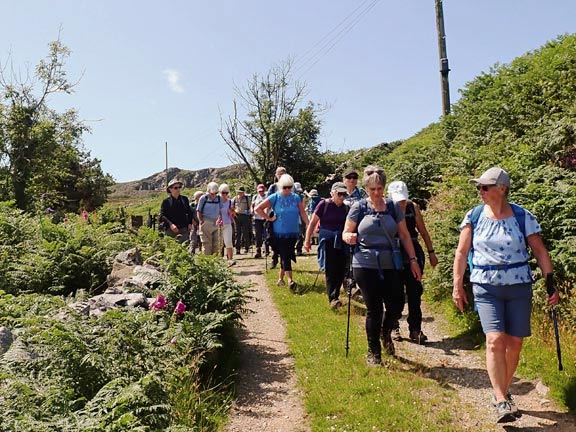 5. Nefyn - Pistyll
3/7/25. Having passed Gwylwyr Carreglefain we are now descending down to Bwlch Gwynt as we close up on Pistyll.
Keywords: Jul25 Thursday Ann Jones Ruth Williams