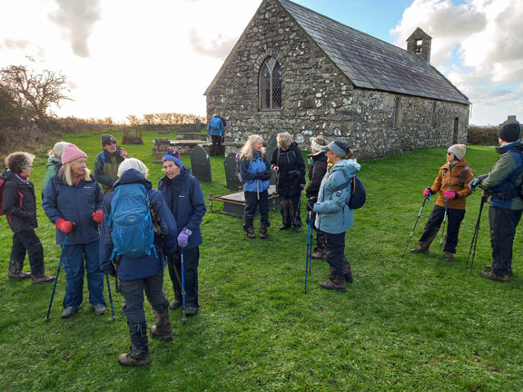 7. Penllech - Porth Ysgaden Circ
4/12/25. St Mary's Church, Penllech. Photo: Eryl Thomas.
Keywords: Dec25 Thursday Jane Logan
