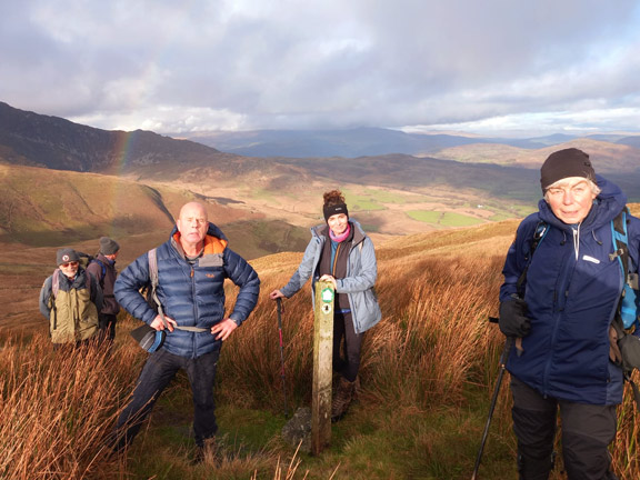2. Waun Oer.
30/11/25. On our way up from the pass to get on to the ridge leading to Mynydd Ceiswyn. Photo: Eryl Thomas.
Keywords: Nov25 Sunday Adrian Thomas
