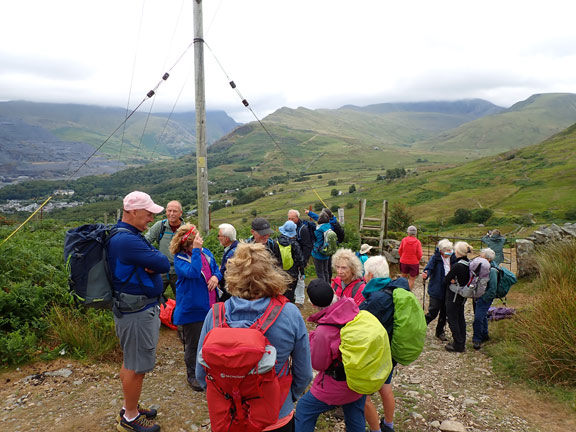7.  Moel Eilio - Foel Goch
26/7/26. A final get together before starting on the last mile back to the cars.
Keywords: July26 Sunday Gareth Hughes