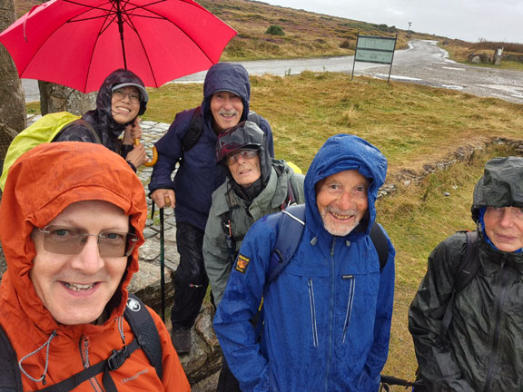 1. Slopes of Yr Eifl
27/8/26. The group photograph at the start of the walk in the Mount Pleasant car park. Photo: Debby Thomas.
Keywords: Aug26 Thursday Michael Thomas Debby Thomas