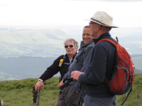 3.Waun Oer, Cribyn Fawr & Maes Glasse.
12/07/09 It is worth it for the view.
Keywords: July09 Sunday Ian Spencer