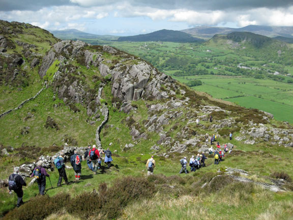 3.Moel-y-Gest
Making the descent of the eastern and lower summit 
Keywords: May09 Thursday Cleaton