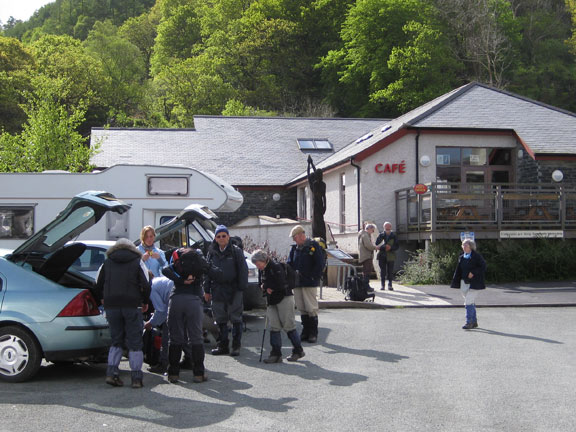 1.Tarren Hills
Starting off in the car park at Abergynolwyn with all its conveniences.
Keywords: May09 Sunday Gareth
