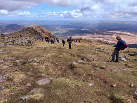 2. Moel Siabod (A group)
19/04/26. Further  up Moel Siabod. Photo: Eryl Thomas.
Keywords: Apr26 Sunday Gareth Hughes