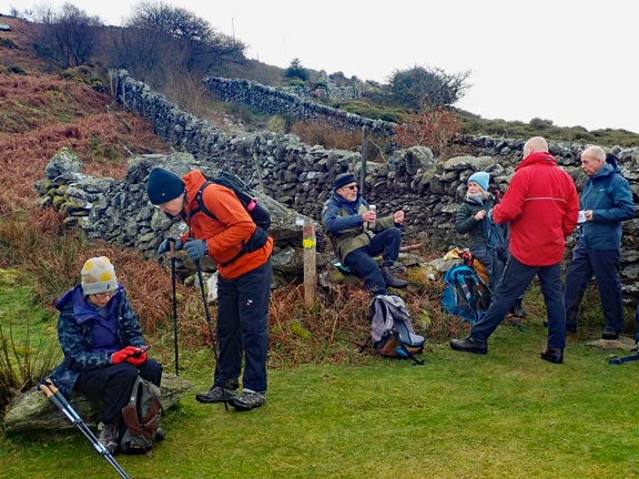 3. Moelyci - Parc Drysgol
1/1/26. Just managed to get a panad in before lunch (it being 11:45am).Just off the narrow road between Garreg-y-Garth and Moelyci.
Keywords: Jan26 Thursday Noel Davey Gwynfor Jones