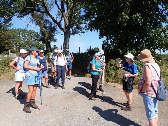 4. Lon Eifion
13/8/26. Ideally we would turn left but there is a blockage so we turn right towards Pont Dafarn-Dudur.
Keywords: Aug26 Thursday Kath Mair