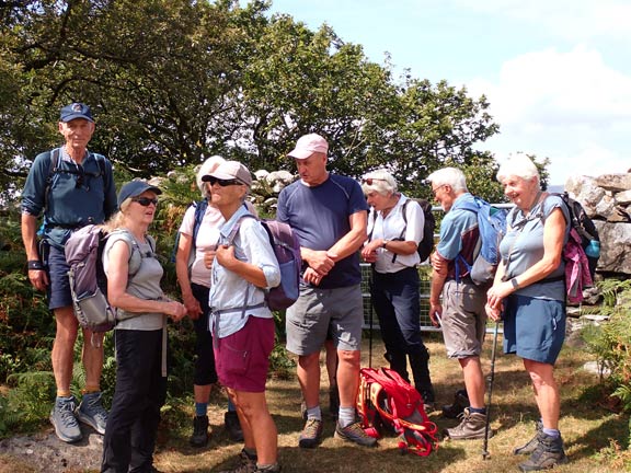 5. Dolgellau - Llyn Gwernan
9/8/26. Looking down over Ffordd Ddu after a particularly strenuous bit of walking up through a bracken jungle.
Keywords: Aug26 Sunday Hugh Evans