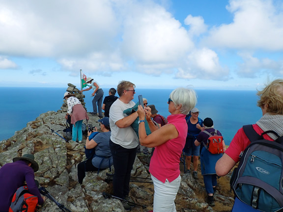 3. Nefyn - Pistyll
30/07/26. On the summit of Gwylwyr and also time for the morning cuppa (panad).
Keywords: Jul26 Thursday Gwynfor Jones