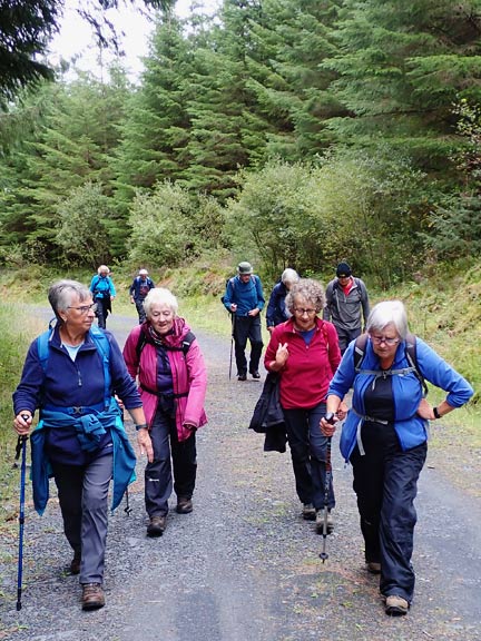 3. Penmachno
10/09/26. Coming to the end of the uphill part of the walk with lunch not too far away.
Keywords: Sep26 Thursday Nia Parry