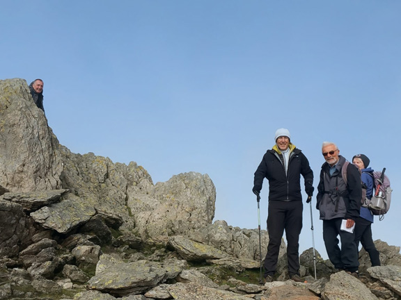 3. The Glyders Red Dot Route
4/10/26. Glyder Fawr reached and now for some food. Photo: Selena Thomas.
Keywords: Oct26 Sunday Selina Thomas